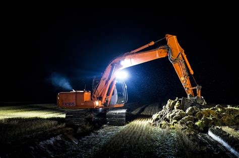 mini excavator safety lights|lights for excavators.